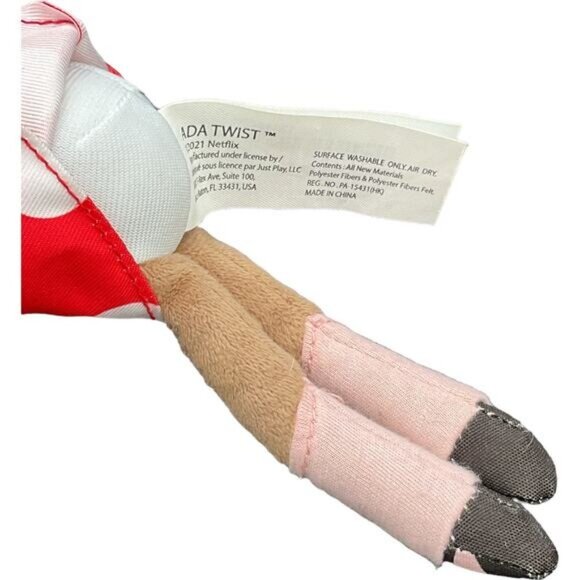 Ada Twist Scientist Plush Doll Netflix Approx 14" Red Polka Dot Dress Plush Doll - Picture 2 of 6